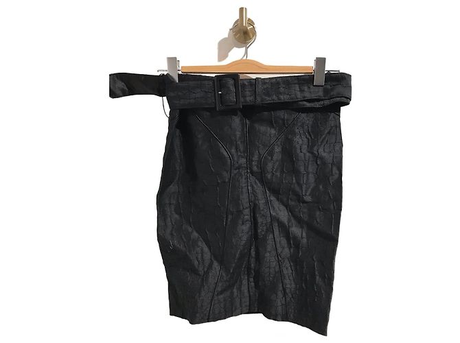 Gonne TOM FORD T.IT 36 in lino Nero
