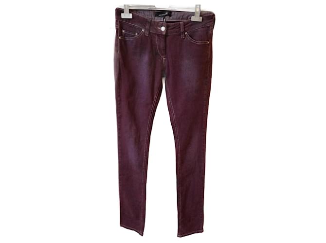 ISABEL MARANT Jeans T.fr 36 Baumwolle Lila  ref.827106