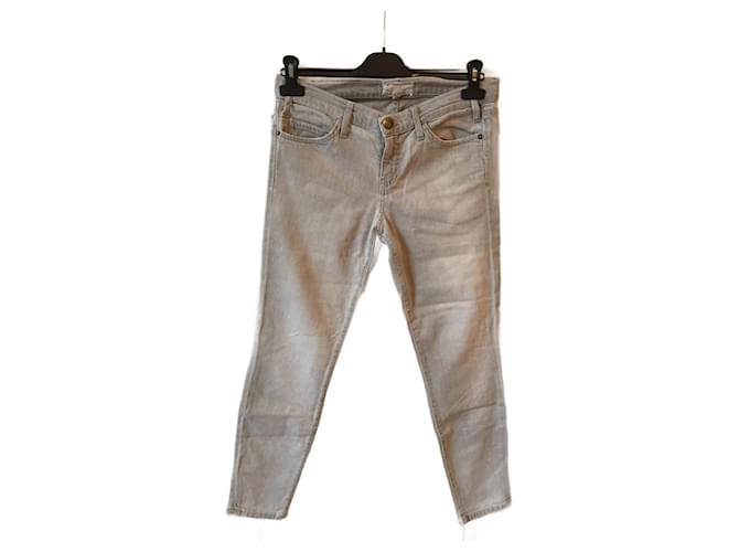 Current Elliott ACTUEL ELLIOTT Jeans T.US 28 Jeans Gris  ref.827109