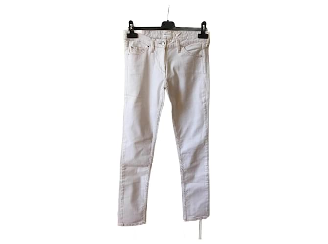 ISABEL MARANT ETOILE  Jeans T.fr 38 cotton White  ref.827112