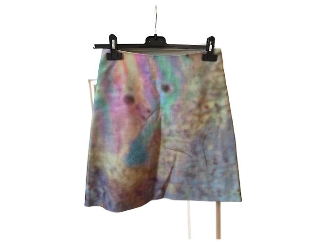 Faldas CARVEN T.FR 36 Algodón Multicolor