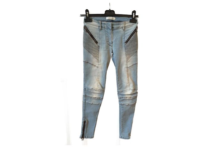 BALMAIN Jeans T.US 24 Denim - Jeans Azul