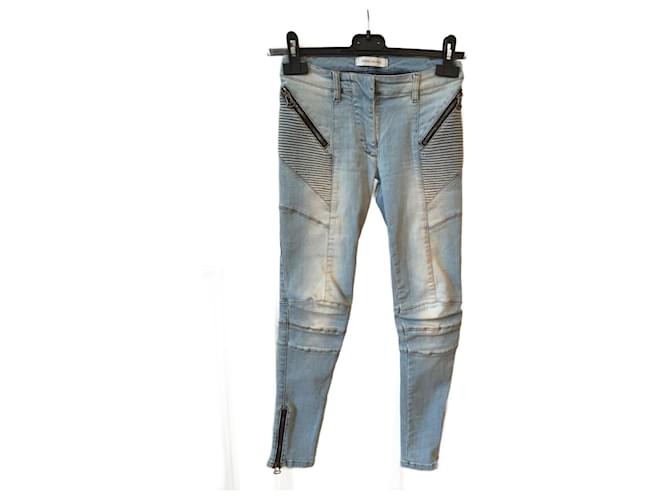 BALMAIN  Jeans T.US 24 Denim - Jeans Blue  ref.827126