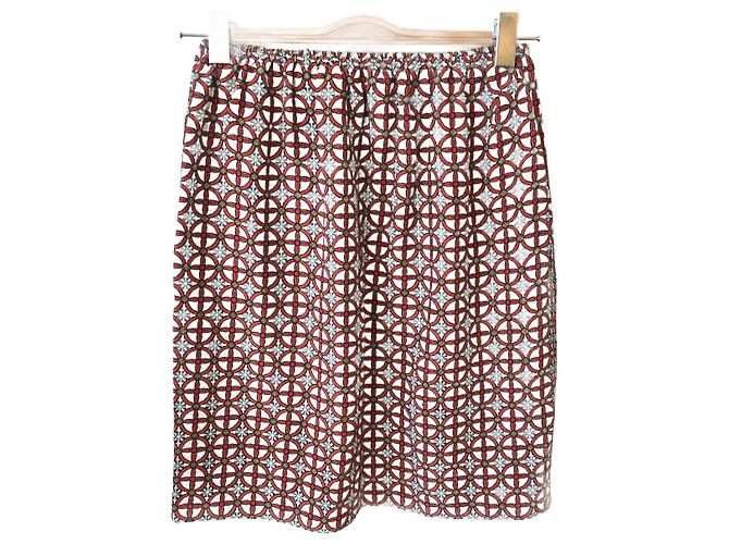 CARVEN Röcke T.FR 36 Seide Rot