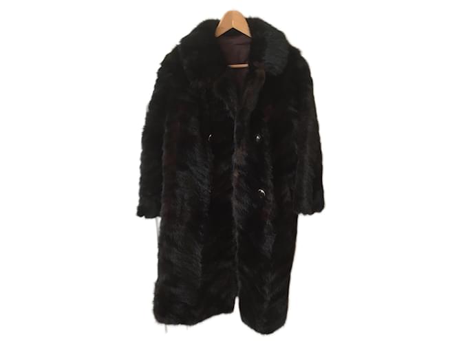 & Other Stories OTHER  Coats T.fr 42 Fur Black  ref.827145