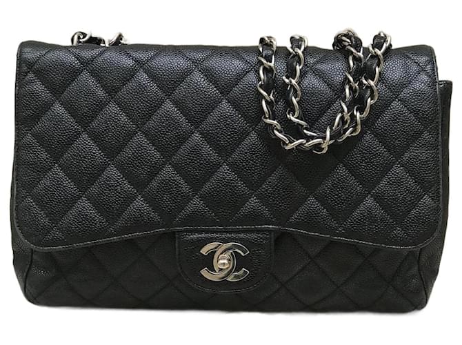 Timeless CHANEL  Handbags T.  Leather Black  ref.827191