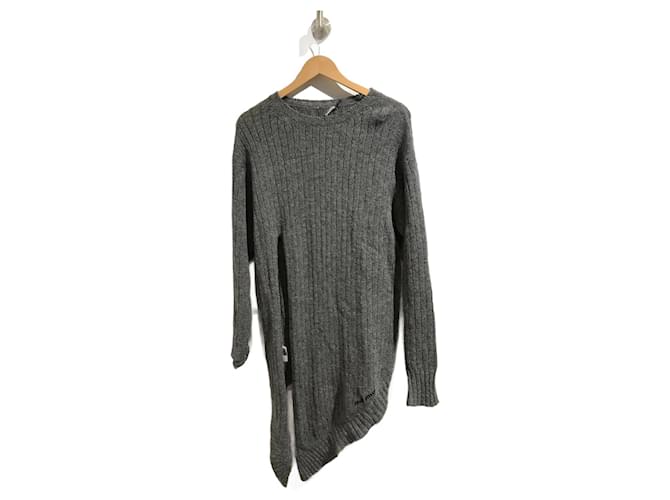 MIU MIU  Knitwear T.International S Wool Grey  ref.827217