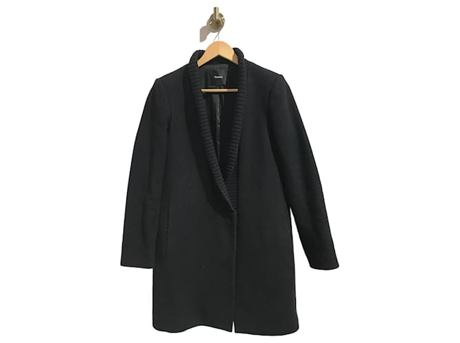 THEORY  Coats T.International S Wool Black  ref.827221