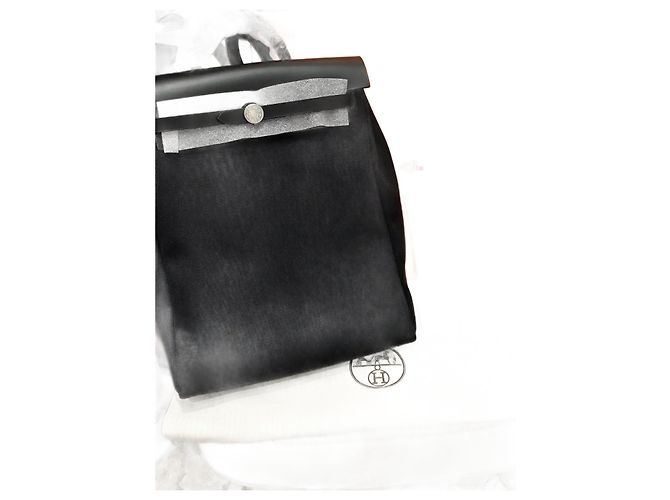 Herbag Hermès HERMES  Backpacks T.  cloth Black