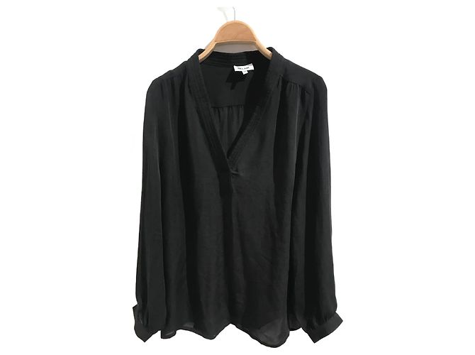 BEL AIR Tops T.Internacional M Seda Negro