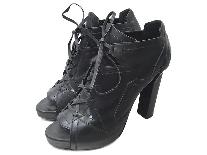 PIERRE HARDY Stiefeletten T.EU 38 Leder Schwarz
