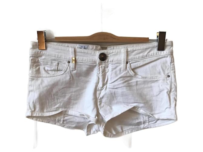 M MISSONI  Shorts T.fr 38 Denim - Jeans White  ref.827351