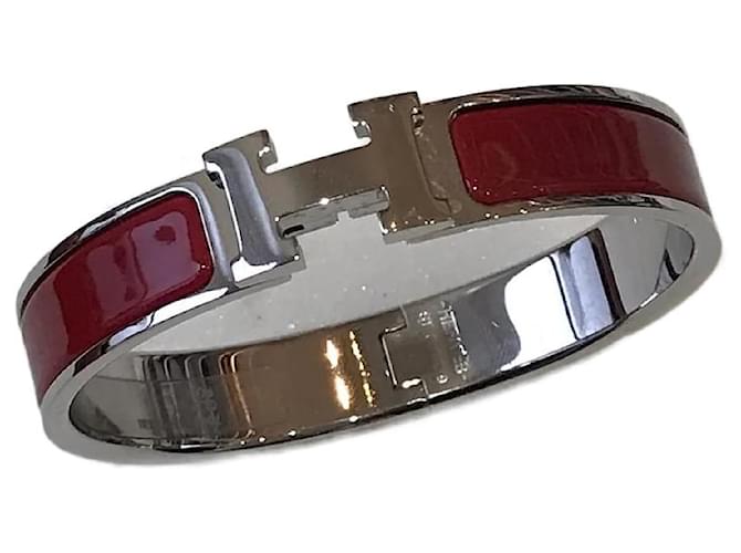 HERMÈS Bracelets T.  métal Rouge  ref.827430