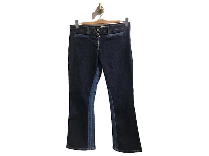 COURREGES Jeans T.fr 40 cotton Blu Cotone  ref.827467