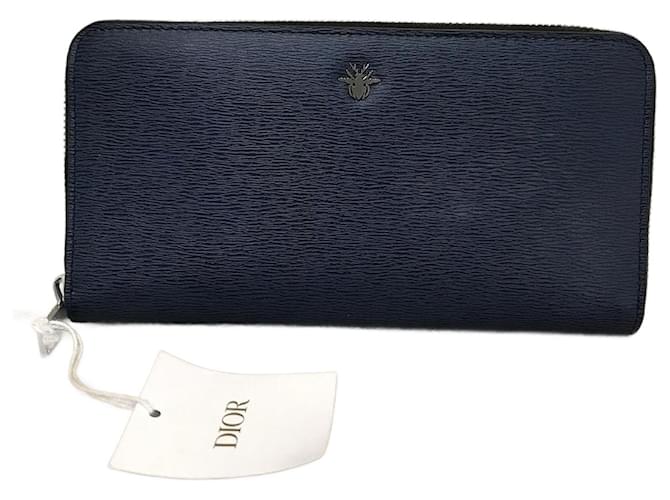 DIOR  Small bags, wallets & cases T.  Leather Blue  ref.827521