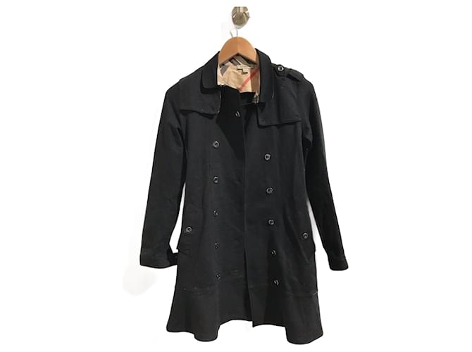BURBERRY  Jackets & coats T.fr 12 ans - XS Cotton Black  ref.827630