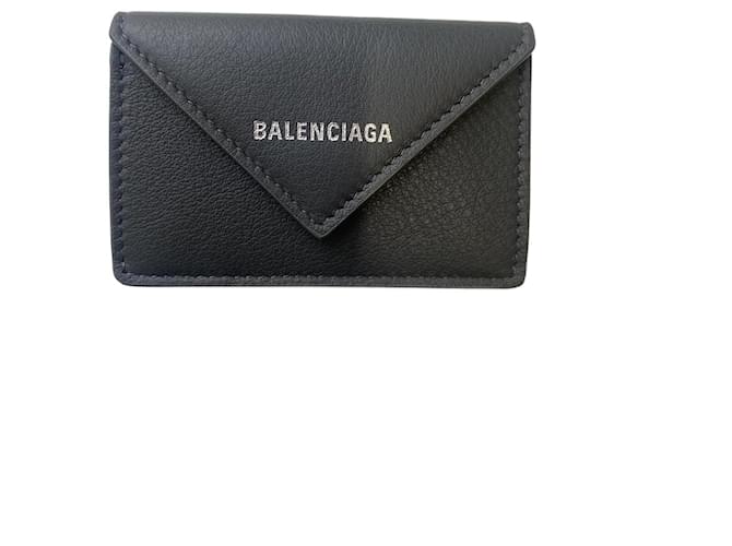BALENCIAGA  Wallets T.  Leather Grey  ref.827657