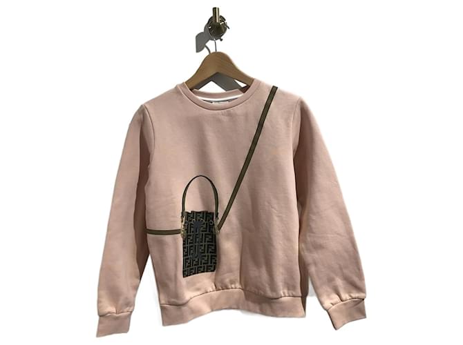 FENDI  Knitwear T.UK 12 years - XS Cotton Pink  ref.827679