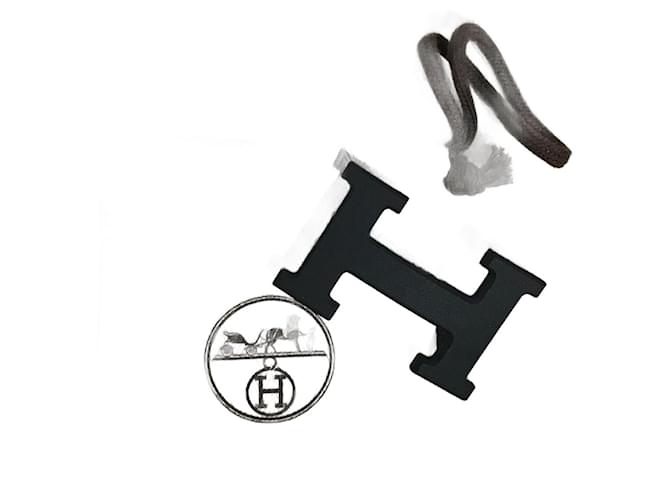 Hermès HERMES Cinturones T.Metal S Internacional Negro  ref.827752