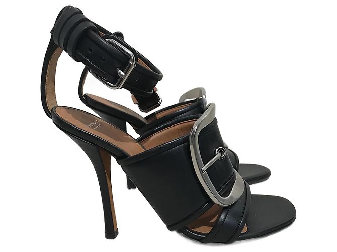 Sandalias GIVENCHY T.EU 36 Cuero Negro