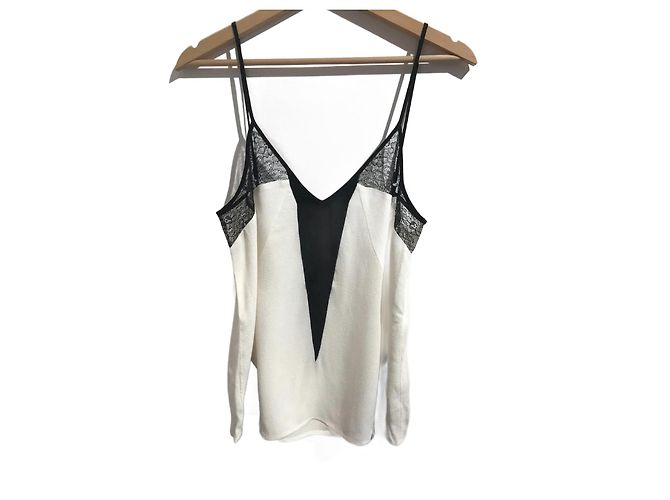 SANDRO Tops T.Internacional M Viscose Branco