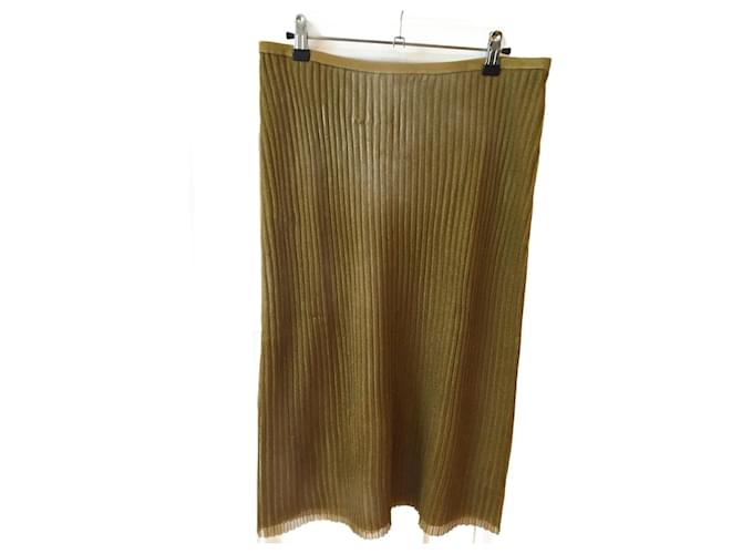 J.CREW  Skirts T.International M Polyester Golden  ref.827868