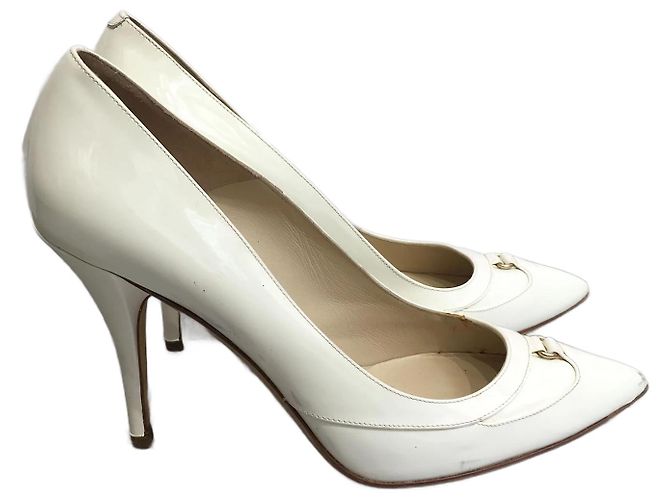 JIMMY CHOO Absätze T.EU 40 Leder Weiß