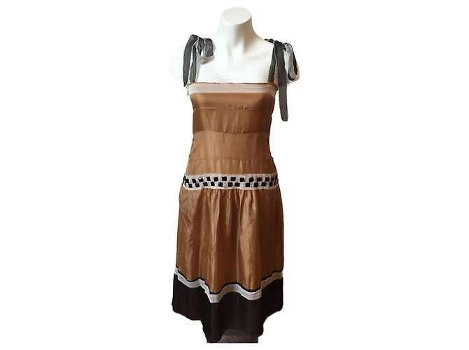 ALBERTA FERRETTI Kleider T.FR 38 Synthetisch Schwarz