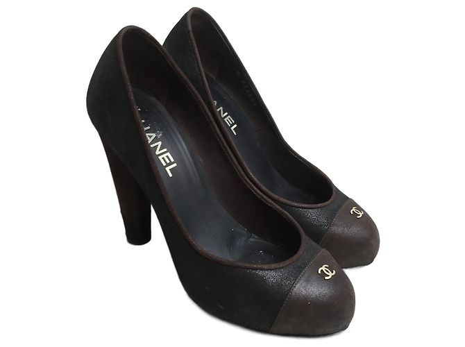 Tacchi CHANEL T.EU 37 Pelle Nero