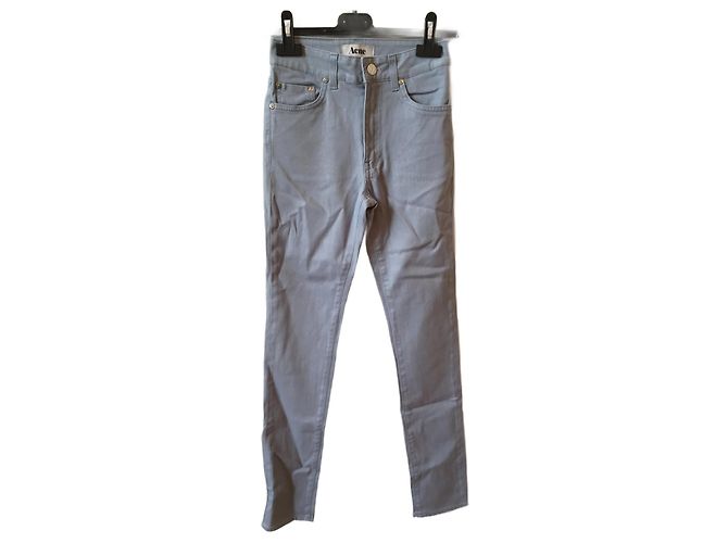 Jeans ACNE STUDIOS T.US 26 Cotone Blu