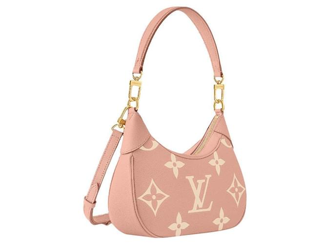 Louis Vuitton Mini borsa hobo LV Bagatelle Rosa Pelle  ref.828002