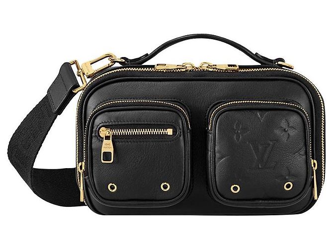 Louis Vuitton Sac LV Utility neuf en cuir noir