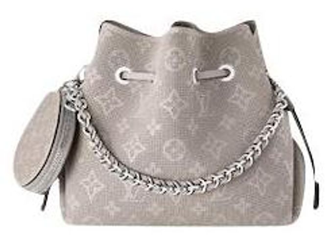 Sac à main Louis Vuitton Bella Mahina en cuir gris