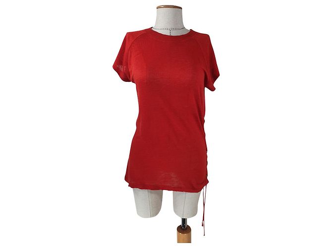 Iro Leinenoberteil Rot M