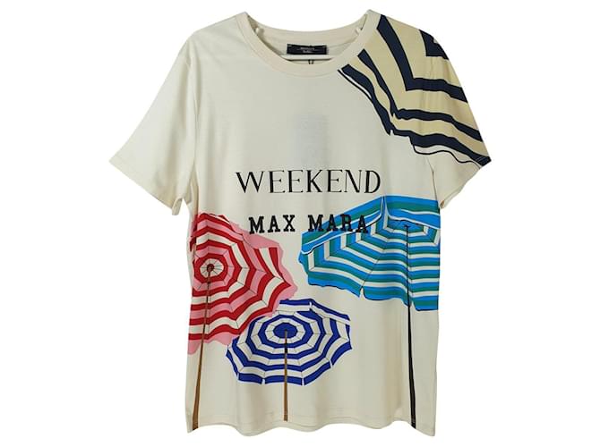 Weekend Max Mara Top Multicolore Cotone  ref.828030