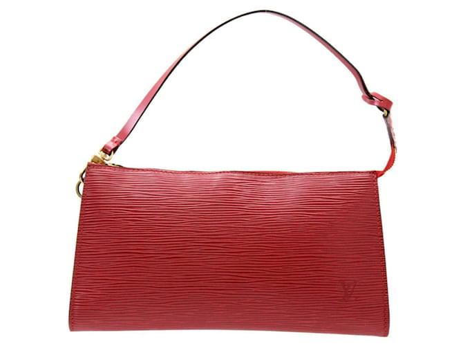 Louis Vuitton Pochette Accessoires Rosso Pelle  ref.828444