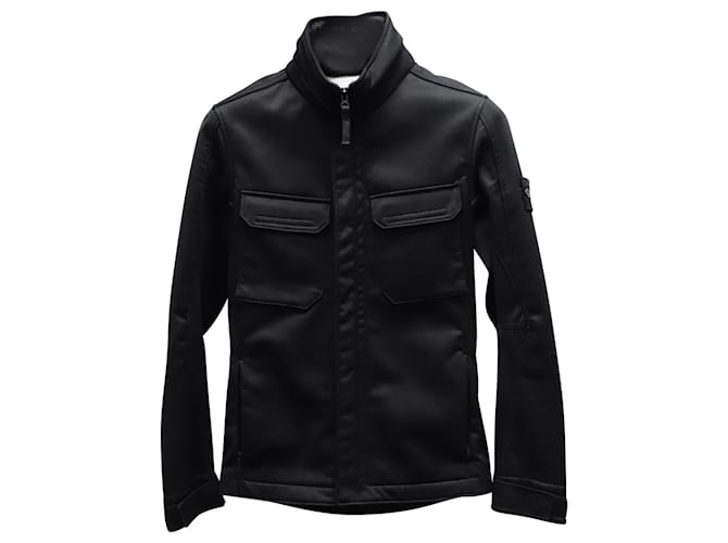 Black polyester 2025 terry jacket