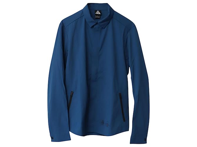 Jaqueta Camisa Nikelab ACG em Nylon Azul  ref.828805