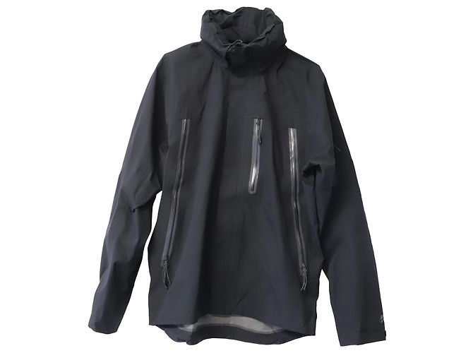 Nike High Neck Windjacke aus schwarzem Polyester