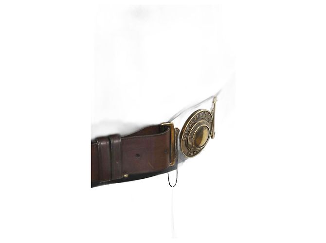Burberry-Gürtel Braun Leder