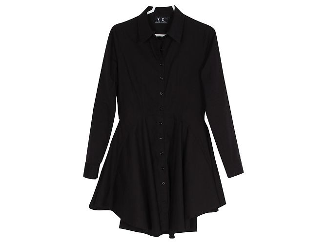 Autre Marque Abwesenheit von Farbe Kleid Schwarz