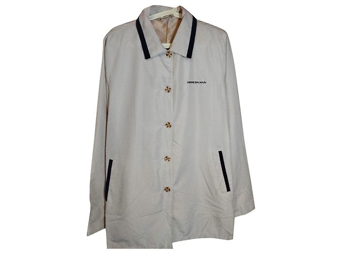 PIERRE BALMAIN LANGE SAND-TRENCHJACKE TL ODER T 42/44/46 Beige