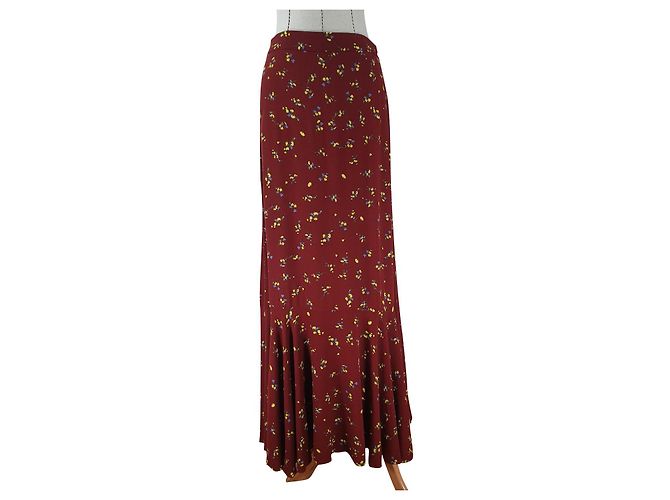 Free People Maxi Skirt Viscose Multiple colors