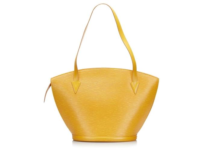 Louis Vuitton Saint Jacques Yellow Leather  ref.829401