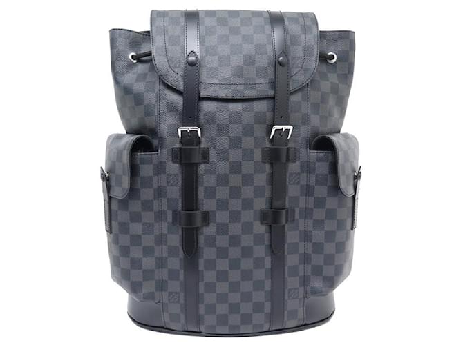 MOCHILA LOUIS VUITTON CHRISTOPHER DAMIER GRAPHITE - Bolsas de Grife - Venda  de Bolsas