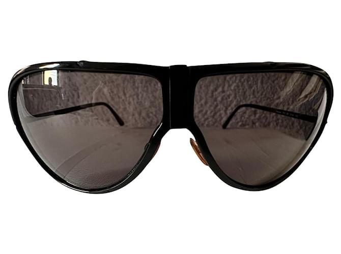 Tom Ford Falconer Sonnenbrille aus schwarzem Metall  ref.829607