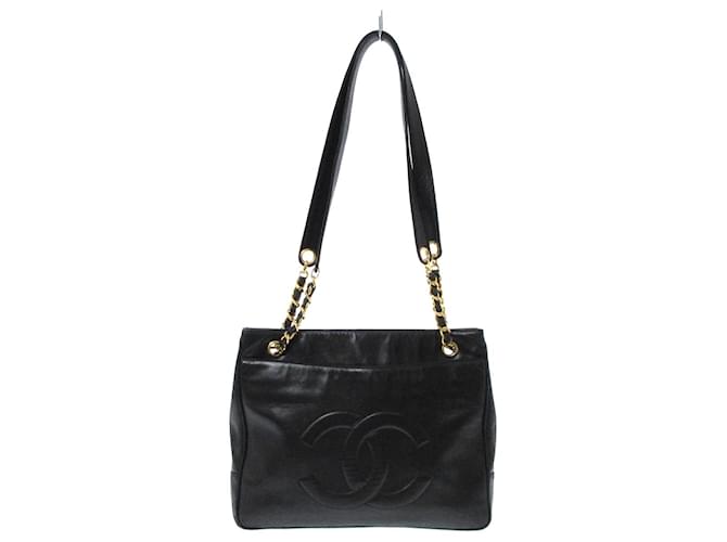 Chanel Cabas Black Leather ref.829874 - Joli Closet