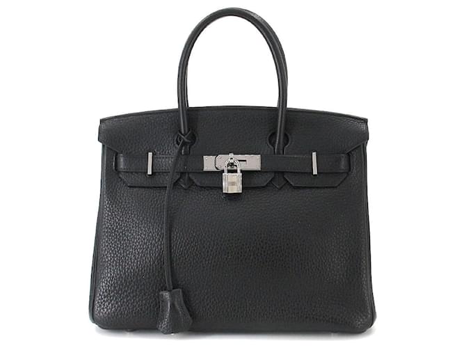 Hermès HERMES BIRKIN Black Leather  ref.830388