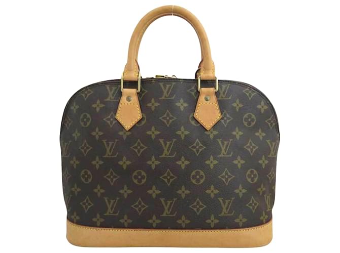 Louis Vuitton Alma Brown Cloth  ref.830402