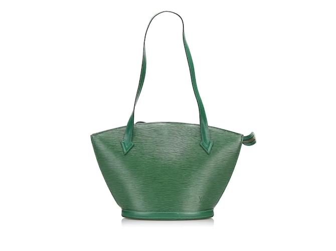Louis Vuitton Epi Saint Jacques Long Strap Handbag Green Pony-style calfskin  ref.830969